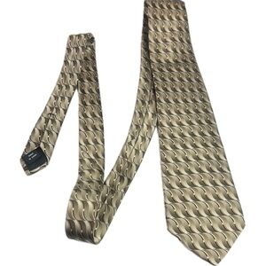 State.ments Silk Tie Abstract Beige Tan